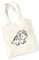 Huuraa Tasche Triceratops Dinosaurier Geschenk 10 Liter Natural Baumwolle Triceratops Accessoire