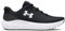 Under Armour UA Charged Surge 4 Chaussures de sport pour hommes, baskets légères et respirantes, couleur noir/gris anthracite/blanc
