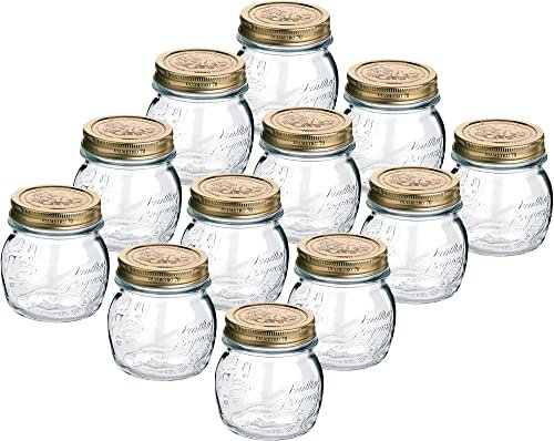 Emilja Quattro Station Marmeladenglas Einmachglas 250ml - 12 Stück