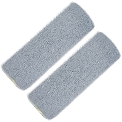 Aomig 2 Stück Gurtpolster, Premium Gurtschoner Kinder Auto Schulterschutz, Auto Gurt Polster Nackenstütze für Kinder und Erwachsene, Polsterung Gurtschutz für Reise Mehr Komfort auf Reise (C-Grau)