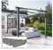 Voiles d'ombrage rétractables, store enrouleur coulissant en forme de U avec kit de montage, facile à installer for la couverture de pergola, auvent de maison en verre ( Size : W0.7*L3m/W2.29*L9.84ft