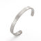Dreamtimes islamischen Ayatul Kursi Armband für Frauen Muslim Koran Allah Openable Armreifen Armbänder Ayatul Kursi Arabisch Kalligraphie Manschette Armband für Männer Islam Eid Ramadan (Silber)