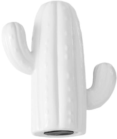 Vaguelly Salvadanaio Cactus Ceramica Barattolo Per Risparmio Elegante e Pratico Per Adulti Decorazione Moderno Per Casa e Scrivania Con Finitura Dorata