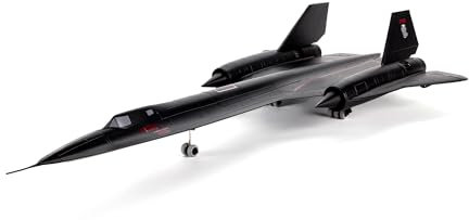 E-flite RC Airplane SR-71 Blackbird 40mm Twin EDF BNF Basic Transmitter Battery and Charger Not Included EFL02050