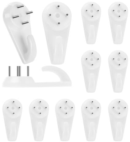 50 Pezzi Ganci Per Chiodi Invisibili Ganci Da Parete Antitraccia Ganci Per Quadri Muro Gancio Senza Traccia Per Appendere Quadri, Cornici, Quadri, Orologi