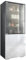 Vladon Vitrine Granada, Made in Germany, Vitrinenschrank mit Glastür und Glaseinsatz, Anthrazit matt/Weiß Hochglanz (50 x 122,5 x 34,5 cm)