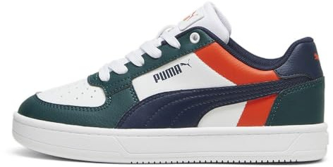 PUMA Caven 2.0 Block Jr Herren/Uni Sneaker Dark Myrtle-Club Navy White 39 EU, Mehrfarbig, 39 EU