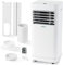 Mylek Air Conditioning Unit, Powerful Portable Air Conditioner 9000BTU AC Unit, Dehumidifier, Mobile Cooling Fan, Digital Display, 2 Speeds, Timer, Window Venting Ventilation Kit [Energy Class A]