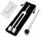 BOBOZHONG Stimmgabel,Stimmgabel 128 Hz Aluminiumlegierung Stimmgabel Angebot Genaue Frequenzgang mit einem Silikonhammer,einem Reparaturwerkzeug und einem Reinigungstuch