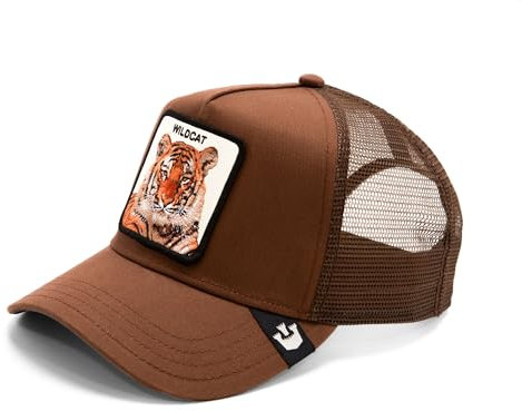 Goorin Bros. Trucker Cap The Wildcat Tiger Brown Braun, Size:OneSize