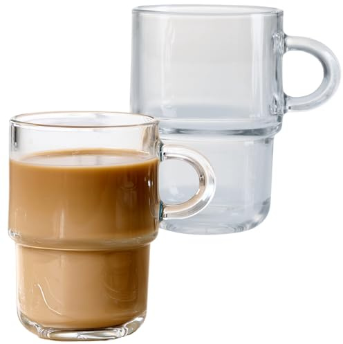Ritzenhoff & Breker Becher-Set Americano | 2-teilig | 350 ml | stapelbar | hitzebeständiges Glas