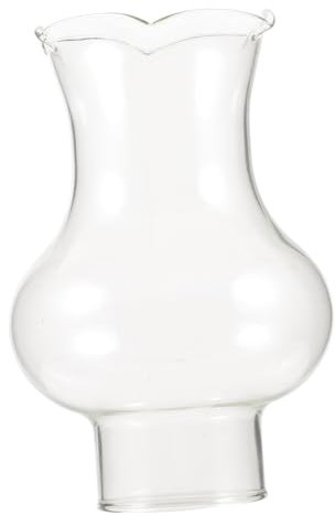 Garneck Ersatzglas Für Öllampe – Klarglas Zylinder Für Petroleumlampe - 3 cm Durchmesser - Vintage Lampenschirm Ideal Für Nostalgische Öllampen Und Hurrikan Lampen Langlebiges Material