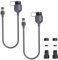Starlink Lot de 2 adaptateurs Ethernet RJ45 pour Starlink Gen 3/Starlink Mini, 0,5 m, 26 AWG CAT5E, câble d'extension Starlink avec prises RJ45, transfert de données 2000 Mbit/s
