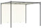Festnight Pergolato da Giardino, Gazebo Esterno Resistente, Gazebo da Giardino, Gazebo 3x3 Robusto, con Tetto Regolabile in Acciaio Bianco Crema 3x3 m
