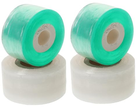 Gatuida 4 Rollen Selbstklebendes Dehnbares Pflanzengrafting Band für Obstbäume Flexibles Floristenband mit Feuchtigkeitsbarriere Luftdurchlässiges Veredelungsband für Gartenpflanzen und