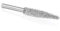 Kutzall Fraise Rotative Conique Original, Axe 1⁄8, Grossière - Accessoires pour Dremel, Foredom, Milwaukee. Carbure de Tungstène Abrasif, 1⁄8 (3.1mm) Dia. de Tête X 7⁄8 (22.2mm) de Longueur, T-18-E