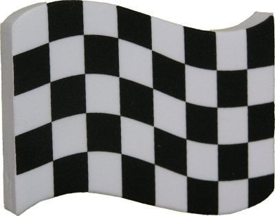 Aerialballs Chequered Flag Racing Car Aerial Ball Antenna Topper OR Dashboard Wobbler! (one P&P charge no matter how many items you buy from