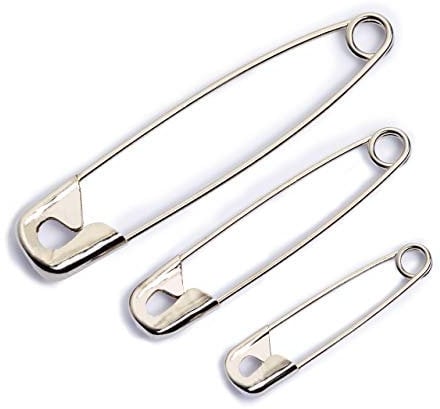 Prym Sicherheitsnadeln, Metall, Silberfarben, 10.9 x 4.9 x 0.02 cm