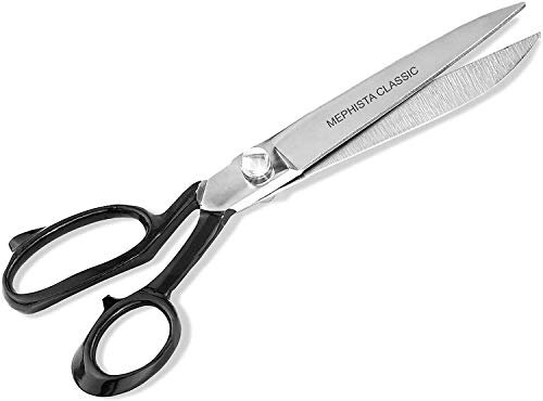 Stoffschere, Schneiderschere 10 Zoll, MEPHISTA CLASSIC, Geschmiedetes Scherenstahl, Markenqualität