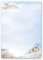 100 Blatt Briefpapier Natur & Landschaft WINTERLANDSCHAFT - DIN A6 (Hoch) Format - Paper-Media