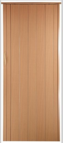 SH Falttür Höhe 202 cm Einbaubreite bis 96 cm Schiebetür Tür Buche farben mit Doppelwandprofil 0,7 cm Neu