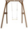 AXI Portique en Bois FSC - Balançoires Enfant en Marron | Balançoire pour Enfants pour l'extérieur/Le Jardin