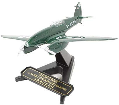 herpa De Havilland DH 88 Comet G ACSR 8172COM003 Airplane, Green