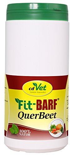 cdVet Naturprodukte Fit-BARF QuerBeet 640 g - Complementary feed for dogs - grain-free - balanced nutrition in raw feeding - vegetable-herb combination - raw feeding - BARF -