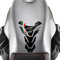 labelbike - Adesivi 3D Moto Serbatoio Decorazioni e Protezioni in Resina compatibile con Moto Guzzi - Colore Nero