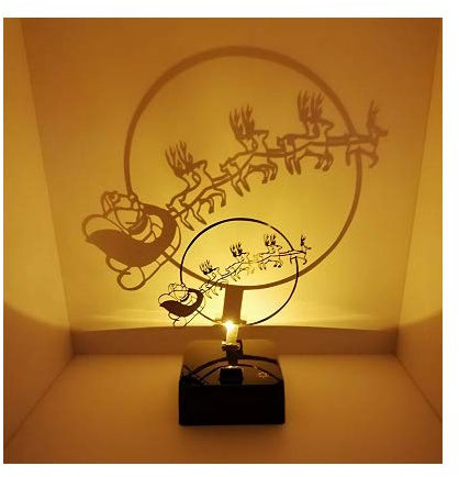 sompex Tischleuchte Shadow Santa