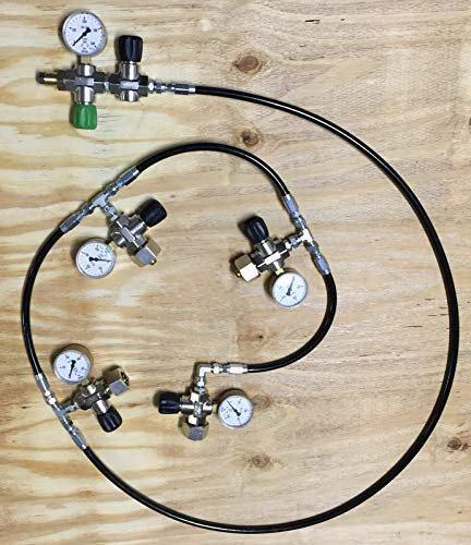 HTD Remplissage en cascade à partir de 4 bouteilles d'oxygène ou de bouteilles d'hélium.