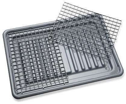 SPÜLBOY® Abtropfwanne (63 x 43 cm) mit Matte aus Kunstoff, Abtropfschale, Abtropfgitter