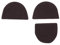 ArmorMason Klettdeck-Set, kompatibel mit MSA Sordin/Tea Hi-Threat/TCI Liberator Headset (schwarz)