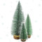 KARAA 3 Stück Mini Weihnachtsbaum Tischdeko Künstlich Tannenbaum Grün Christmasbaum Weihnachtsdeko 25cm/20cm/15cm