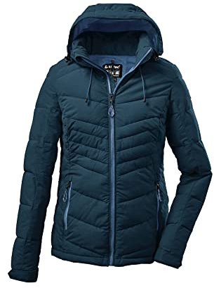 Killtec Damen Steppjacke Jacke in Daunenoptik mit abzippbarer Kapuze KOW 149 WMN QLTD Jckt wasserabweisend, atmungsaktiv, windabweisend 00834-petrol 40