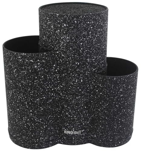 3 in 1 Universeller Messerständer KINGHOFF (Schwarz)