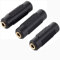 3,5 mm Stereo-Audio-Adapter, 1/8 Zoll Buchse auf Buchse, Audio-Koppler, vergoldete Audio-Kopfhöreranschlüsse, kompatibel mit TaoTronics, Mpow BH129 Bluetooth-Empfänger (3 Stück)