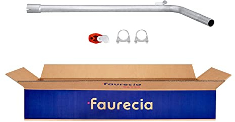 HELLA 8LA 366 003-461 Abgasrohr - Easy2Fit® Kit - mitte - einteilig - Set mit Anbauteilen - für u.a. SKODA FABIA II