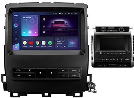 Buladala 9 Pulgadas Android 10 Radio De Coche Navegacion GPS para Toyota Land Cruiser Prado 120 2004-2009 Soporte Radio Internet/DSP Coche Estéreo/Dinámica de conducción 3D/Carplay,Cc3: 6+128gb