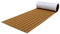 EVA-Schaum Teakholz Boat Bodenbelag Teppich,rutschfeste Matte Selbstklebende Marine Matte Boat Decking Sheet für Boote Yachten Schiffsdecks Schnellboote (240 * 60cm Hellbraun über Schwarz)
