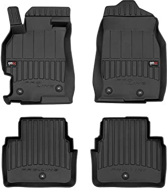 OMAC Gummi Fußmatten kompatibel mit Mazda 6 2008-2012 Premium TPE 3D Automatten Schwarz 4X