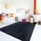 TT Home Teppich Kinderzimmer Waschbar rutschfest Kinderteppich Junge Mädchen Weich Pastell, Farbe: Blau Navy, Größe:160x220 cm