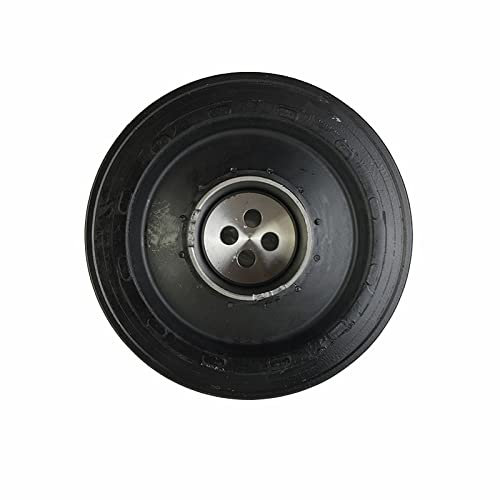 CRNVR 11238512072 Puleggia Albero Motore Compatibile con BMW 1 3 5 Serie X1 X3 E81 E87 E88 E82 E90 E91 E92 E93 E61 N47 B37 B47 Parti di Motore for Auto