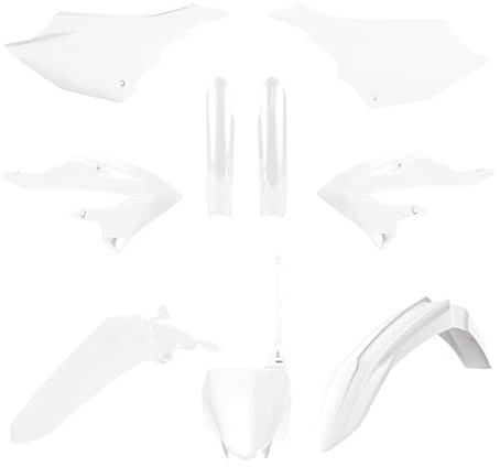 POLISPORT 91128 - Polisport MX Plastic Replica Kit for those looking for OEM quality for Yamaha motorcycles in white