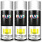 Pintura Spray 520cc para pintar todo tipo de super cies: madera, metal, cartón, tela, piedra, bra de vidrio, plásticos rígidos, etc para bricolaje y DIY.Amarillo Claro (Ral:B190)(Paquete de 3 )