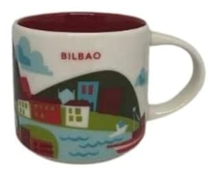 STARBUCKS - Bilbao Taza You Are Here Mug café 473 ml