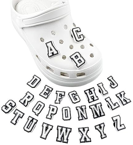 Traziewell Shoe Charms for Shoe Shoe Decoration Charm Letters Bracelet Wristband Accessories Party Favors Birthday Gifts for Women SDC00106