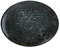 Bonna 6x Cosmos Black Moove Platte oval 31cm 3cm hoch schwarz Porzellan COSBLMOV31OV Servierplatte Essteller Speiseteller Geschirr