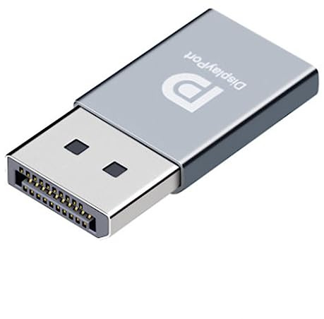Paopaoldm Virtual Display Adapter Display Port Plug 4K Headless Emulator Connector EDID 4K Displayport Plug Graphics Video Card Cheater EDID Emulator 4K Resolution Virtual Display