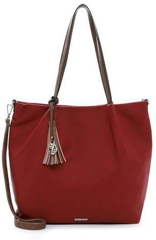 Emily & Noah Shopper E&N Elke 62792 Damen Handtaschen Uni red/cognac 607